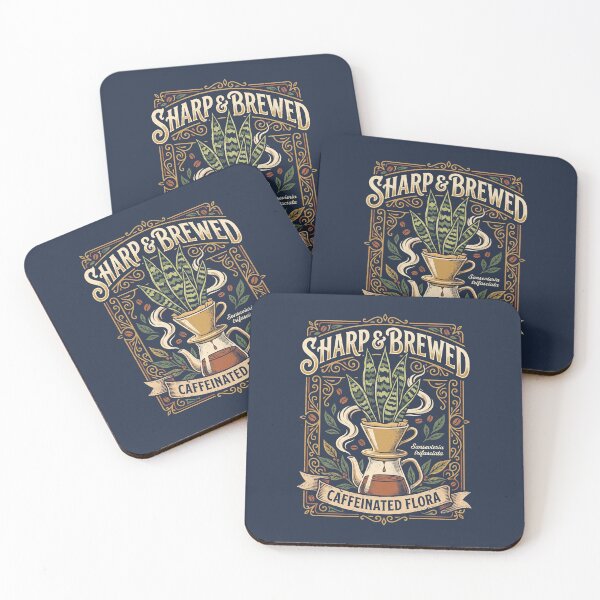 Item preview, Sharp And Brewed Caffeinated Flora Snake Plant designed and sold by EdvvinStudios.