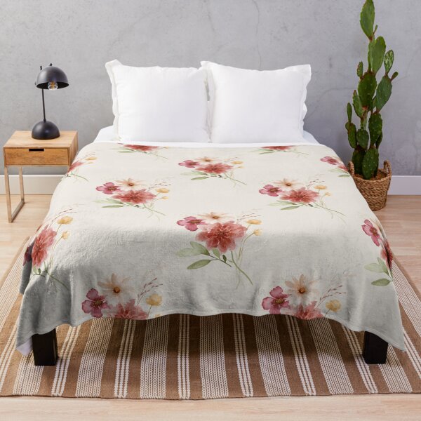 Item preview, Vintage Watercolor Wildflower Floral Pattern designed and sold by PolosLiliia.