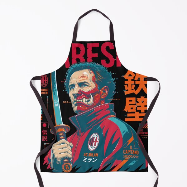 Item preview, Franco Baresi Samurai japonés Cyberpunk Leyenda de la defensa del AC Milan designed and sold by 4Titik.
