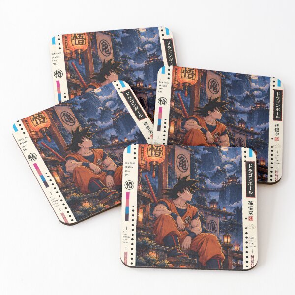 Item preview, Goku Dragon Ball Collectible Postage Stamp Anime Art designed and sold by OrionInkVault.