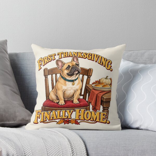 Item preview, First Thanksgiving Dog Frenchie Finally Home designed and sold by MythicCotton.