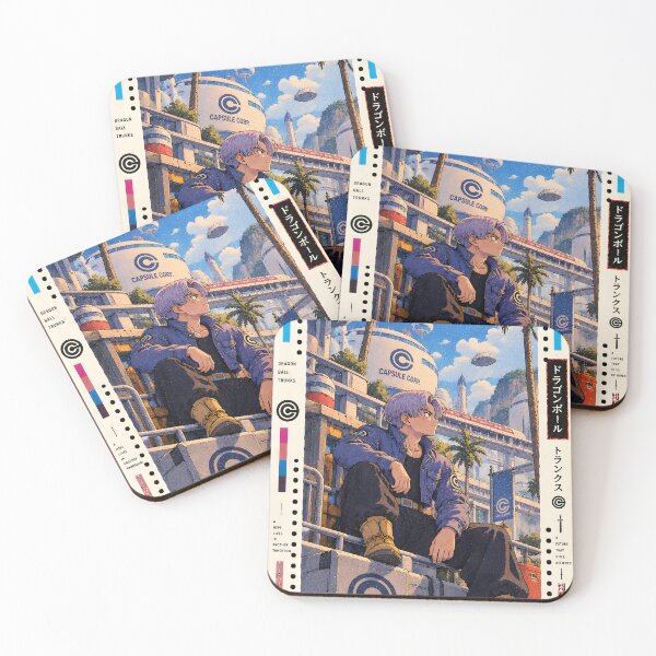 Item preview, Trunks Dragon Ball Collectible Postage Stamp Anime Art designed and sold by OrionInkVault.