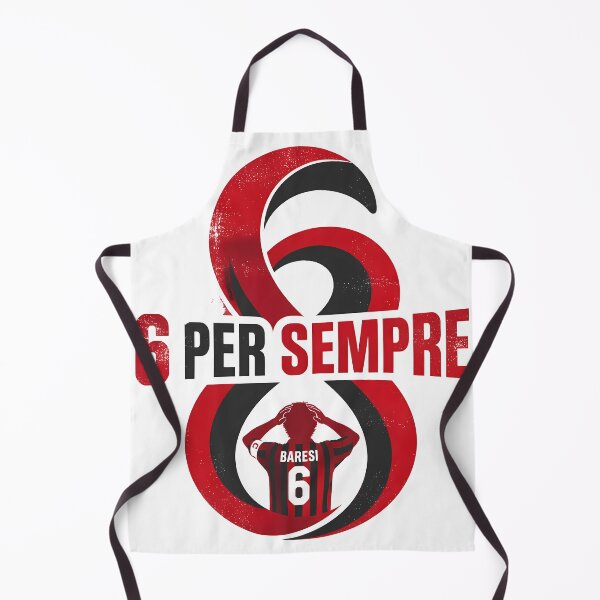 Item preview, Franco Baresi 6 Per Semper Homenaje minimalista al AC Milan designed and sold by 4Titik.