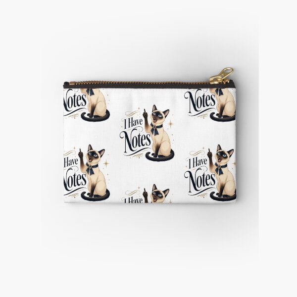 Item preview, Siamese Cat – I Have Notes designed and sold by PurrBloom Studio.