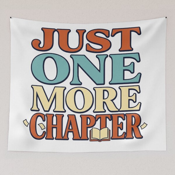 Item preview, Just One More Chapter Retro Book Lover Reading designed and sold by mood-draftsman.