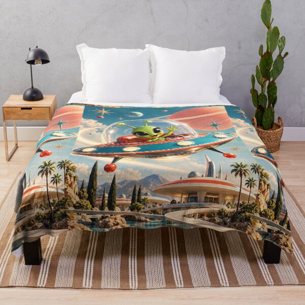 Item preview, A Most Unexpected Visitor – Retro Alien Adventure in 3D designed and sold by LuluLeb.
