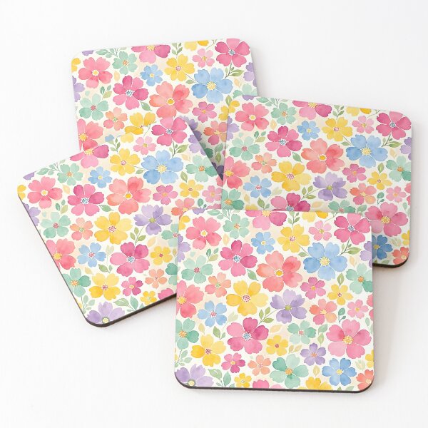 Item preview, Watercolor Spring Flowers Floral Pattern designed and sold by Sybille-Yates.