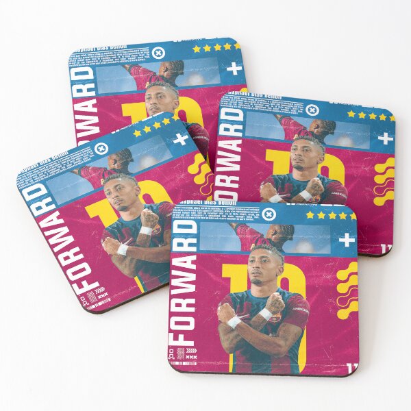 Item preview,  Raphinha FC Barcelona Raphael Dias Belloli Football Graphic Poster    designed and sold by Shopunte.