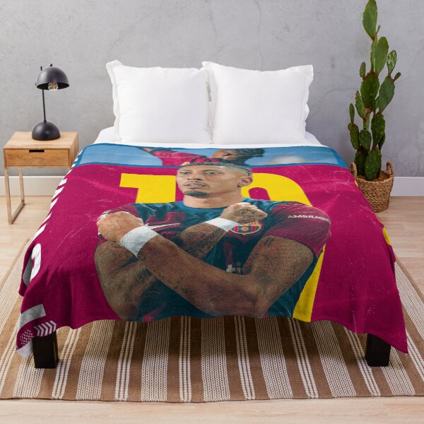Item preview, Raphinha FC Barcelona Raphael Dias Belloli Football Graphic Poster designed and sold by Shopunte.