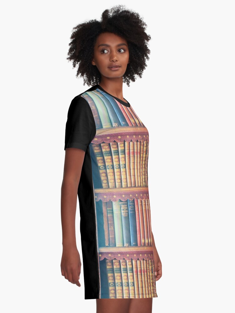 Alternate view of Library Graphic T-Shirt Dress