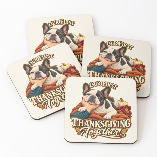 Item preview, First Thanksgiving Dog Frenchie Together designed and sold by MythicCotton.
