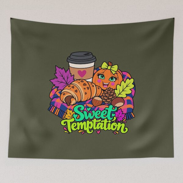 Item preview, Sweet Temptation – Cute Pumpkin & Cozy Autumn Vibes designed and sold by Aimetoi.
