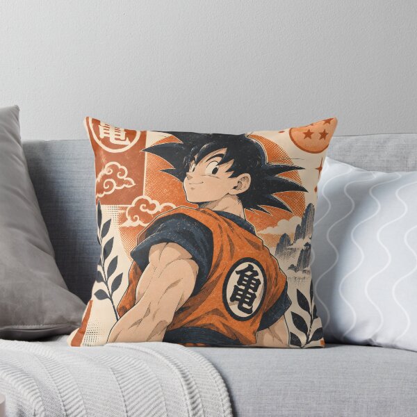 Item preview, Goku Dragon Ball Retro Japanese Poster Anime Art designed and sold by OrionInkVault.