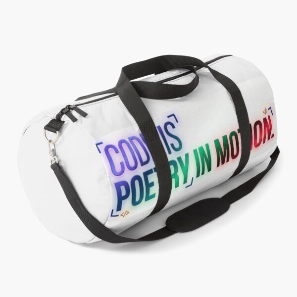 Item preview, Code Is Poetry In Motion - Colorful Developer & Programmer Quote Sticker designed and sold by Nicolae-SCROCIOB-Shop.