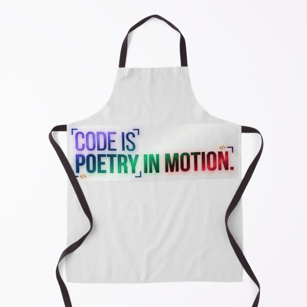 Item preview, Code Is Poetry In Motion - Colorful Developer & Programmer Quote Sticker designed and sold by Nicolae-SCROCIOB-Shop.