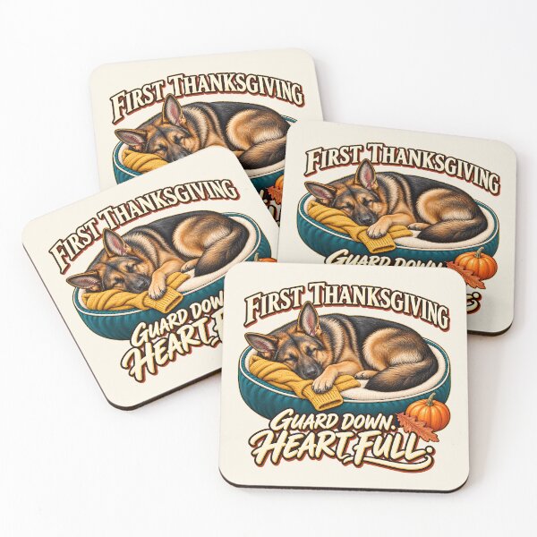 Item preview, First Thanksgiving Dog German Shepherd Sleep designed and sold by MythicCotton.