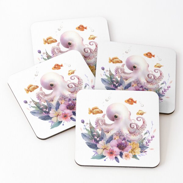 Item preview, Sweet Floral Octopsychedelia designed and sold by Instant Printing.