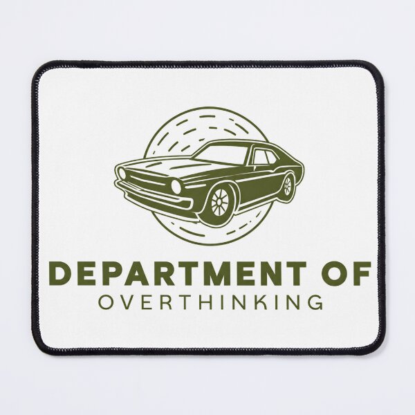 Item preview, Department of Overthinking Vintage Emblem designed and sold by Pixel-Pine.