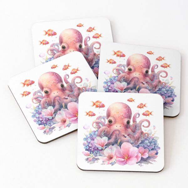 Item preview, Floral Octopsychedelia designed and sold by Instant Printing.