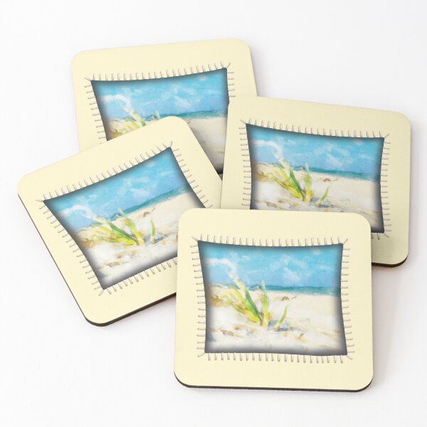Item preview, Stitched Opening Reveals Beach designed and sold by MoxisWatercolor.
