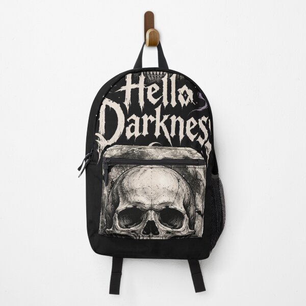 Item preview, Hello Darkness Skull Full Moon Gothic Horror Art designed and sold by Snikdha.