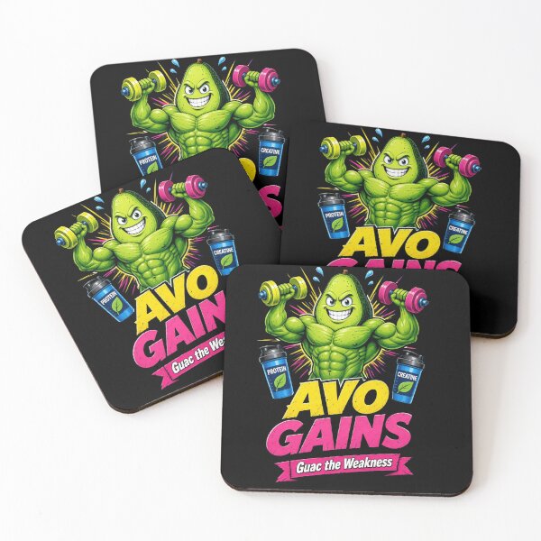 Item preview, Avo Gains Funny Avocado Gym Shirt | Guac The Weakness Fitness Tee designed and sold by StrongEveryDayStore.