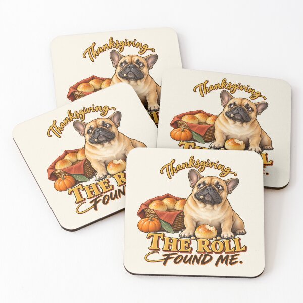 Item preview, Thanksgiving Dog Frenchie Stolen Roll Humor designed and sold by MythicCotton.
