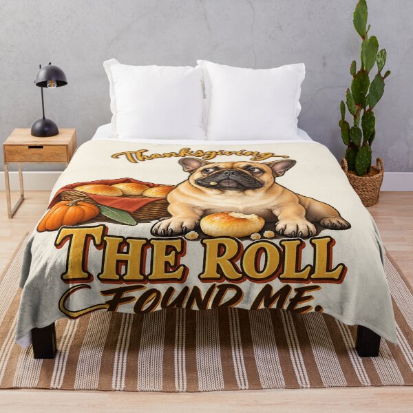 Item preview, Thanksgiving Dog Frenchie Stolen Roll Humor designed and sold by MythicCotton.