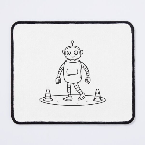 Item preview, A robot moving forward inside the danger zone designed and sold by rasagamastore.