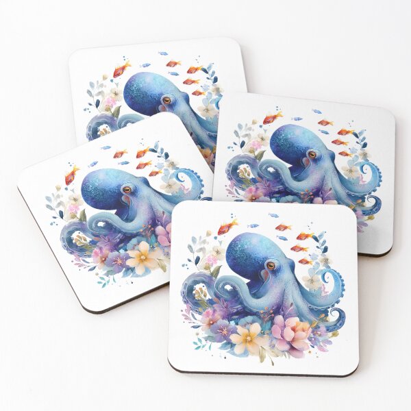 Item preview, Blue Octopsychedelia designed and sold by Instant Printing.