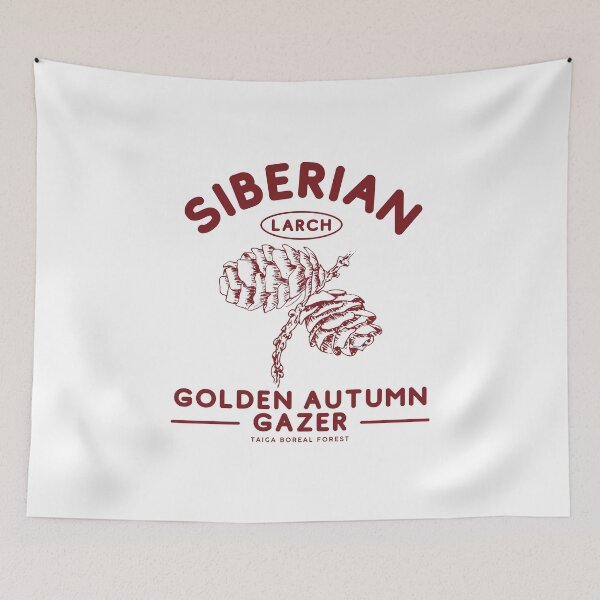 Item preview, Taiga Boreal Forest : Siberian Larch golden autumn gazer designed and sold by Peerless-Prime.
