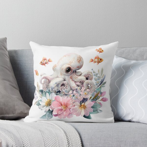 Item preview, Octopsychedelia in White designed and sold by Instant Printing.