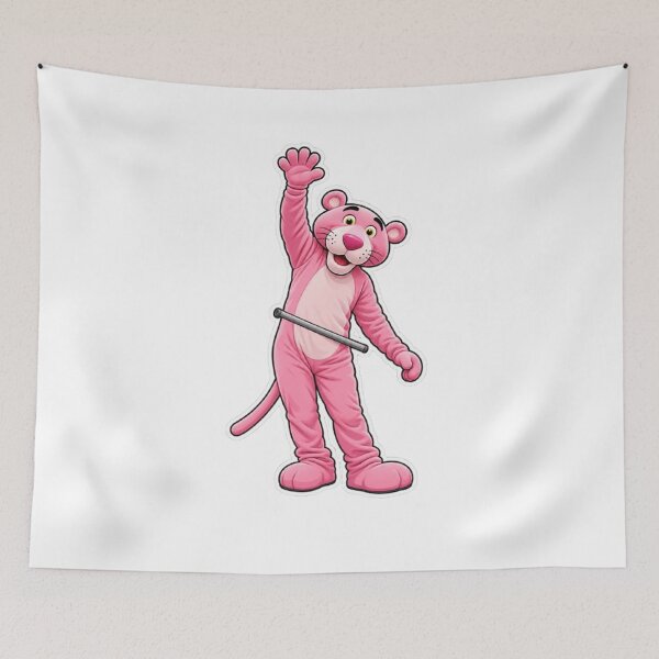Item preview, Retro Pink Cat Attitude designed and sold by sanawnaw154.