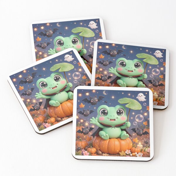 Item preview, Froppy the Kawaii Frog Halloween T-shirt  designed and sold by PirateDee.