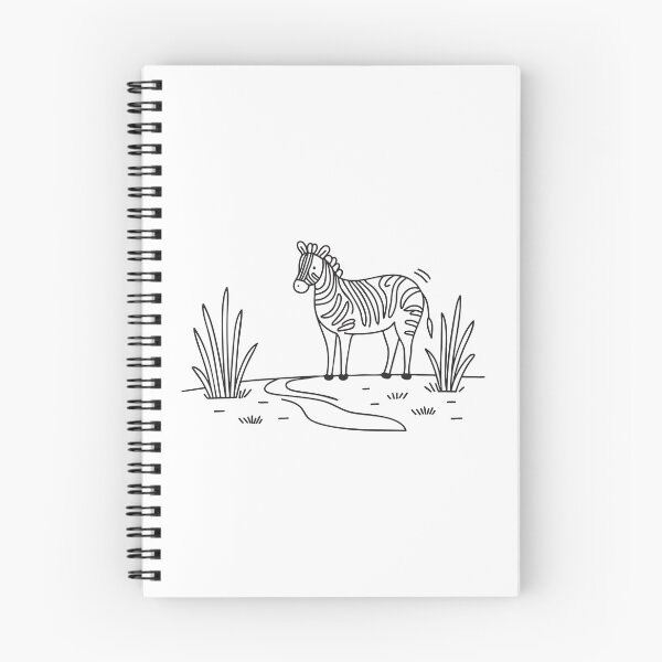 Item preview, A zebra standing by a dirt path through tall grass designed and sold by rasagamastore.