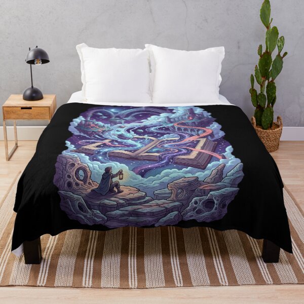 Item preview, Magical Fantasy Book Galaxy and Floating Islands designed and sold by mood-draftsman.