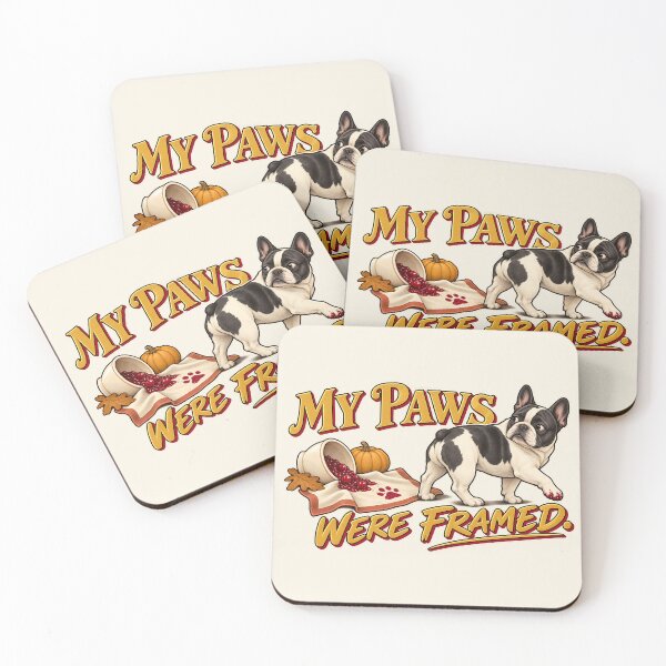 Item preview, Thanksgiving Dog Frenchie Cranberry Paws Humor designed and sold by MythicCotton.