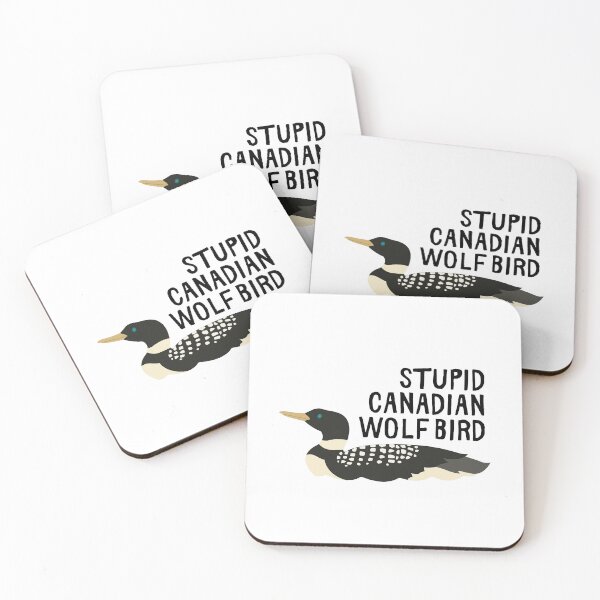 Item preview, Stupid Canadian Wolf Bird (Heated Rivalry) designed and sold by subtlefandomdesigns.