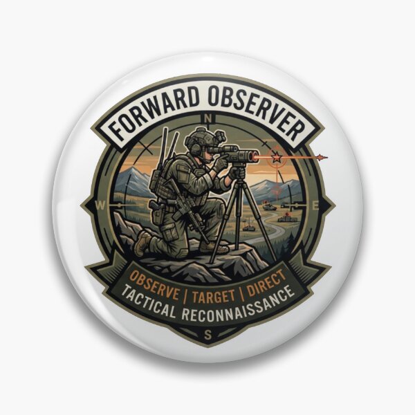 Item preview, Forward Observer - Tactical Reconnaissance Patch designed and sold by SKM.