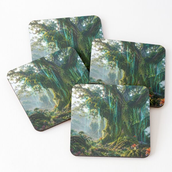 Item preview, Bioluminescent Tree Of Life In Alien Rainforest designed and sold by monkeybusiness.pt.