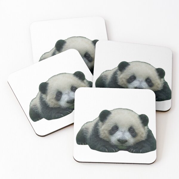 Item preview, Exhausted Baby Panda 1% Social Battery Cute Minimalist Humor designed and sold by Katsuki-Lloyd.