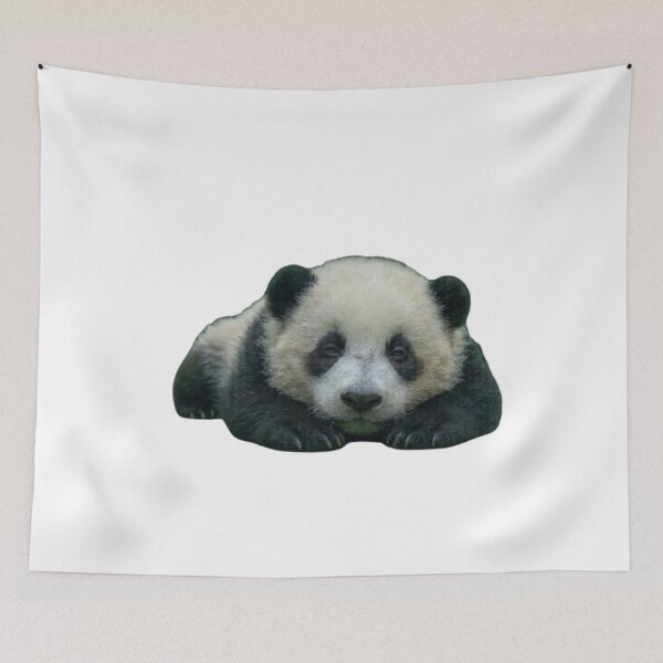 Item preview, Exhausted Baby Panda 1% Social Battery Cute Minimalist Humor designed and sold by Katsuki-Lloyd.
