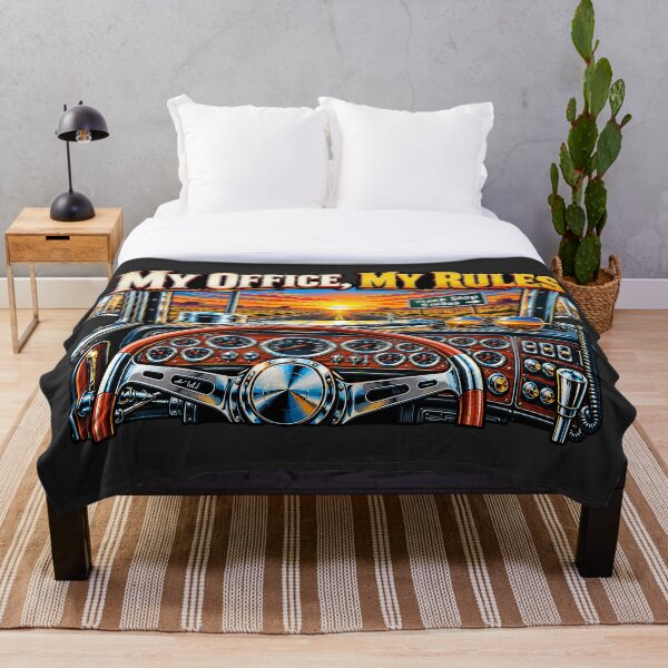 Item preview, My Office My Rules Trucker & Sunset Cab designed and sold by NomadForge.