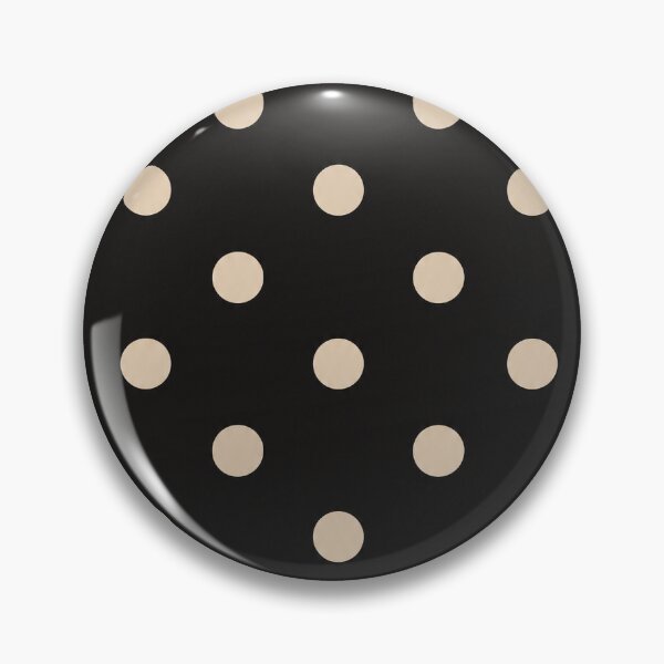 Item preview, Classic Black and Beige Polka Dot Minimalist Pattern designed and sold by KokoDeez.