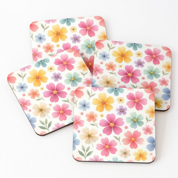 Item preview, Watercolor Spring Flowers Floral Pattern designed and sold by Sybille-Yates.