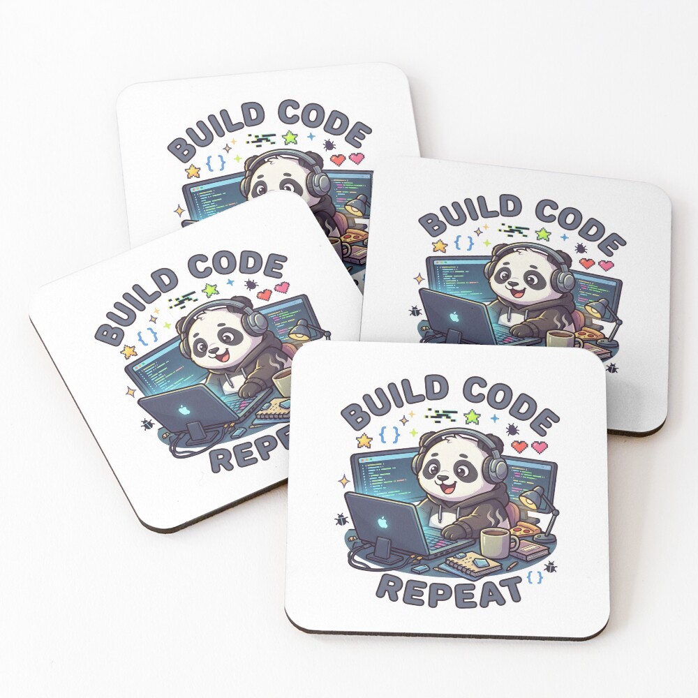 Item preview, Coasters (Set of 4) designed and sold by GenZStickerHub1.