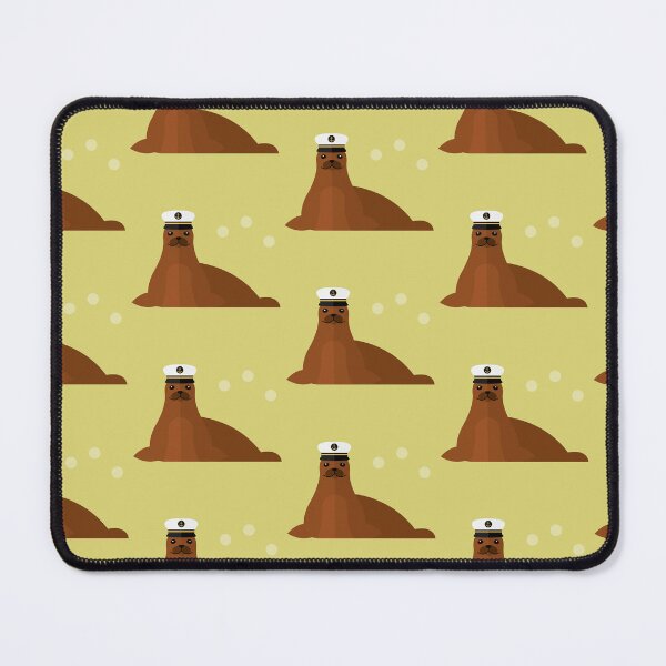 Item preview, Seals with sailor hat on green designed and sold by reneesillus.
