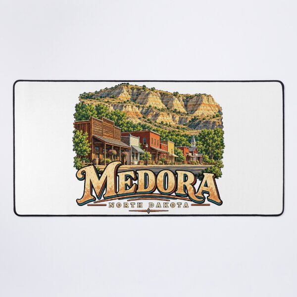 Item preview, Vintage Medora North Dakota Travel Souvenir Landmark Gift designed and sold by MichaeIRellov.