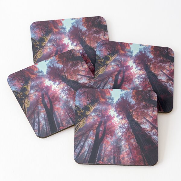Item preview, Redwood Canopy In Crimson Alien Forest designed and sold by monkeybusiness.pt.