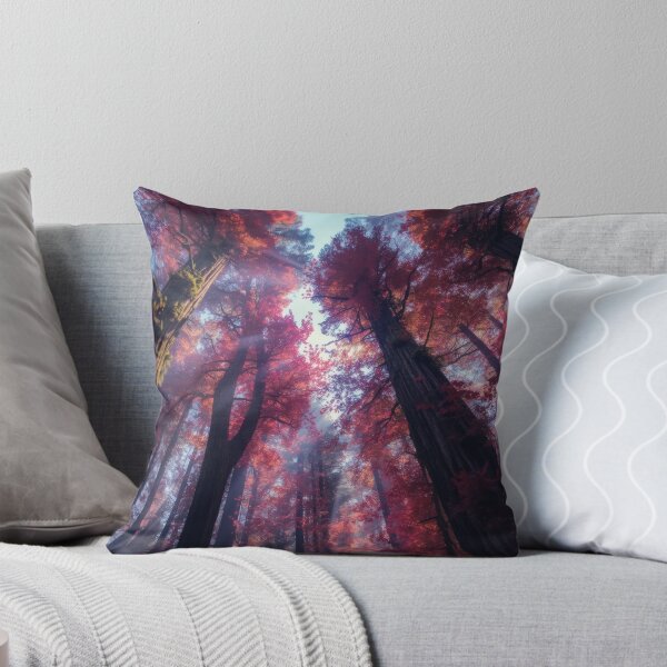Item preview, Redwood Canopy In Crimson Alien Forest designed and sold by monkeybusiness.pt.